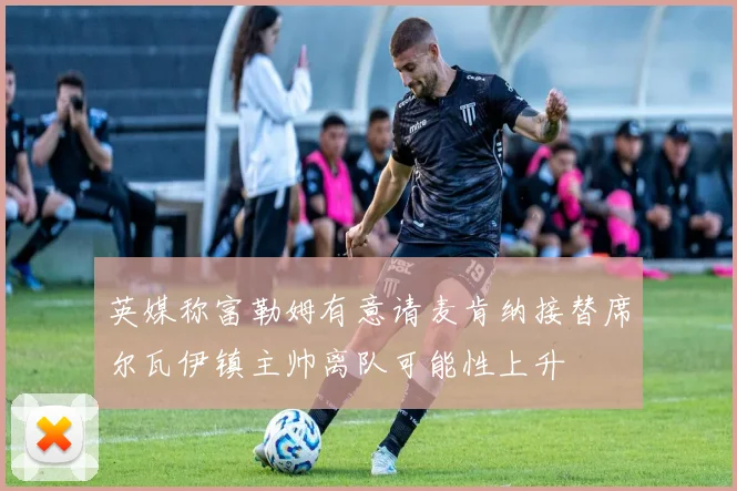 英媒称富勒姆有意请麦肯纳接替席尔瓦伊镇主帅离队可能性上升